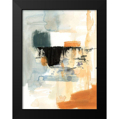 Seria IV Black Modern Wood Framed Art Print by Barnes, Victoria