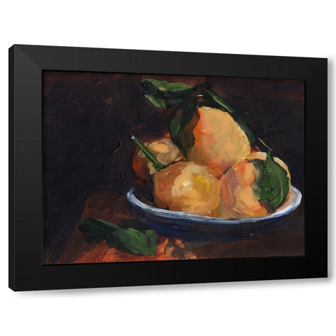 Fruit Plate I Black Modern Wood Framed Art Print by Parker, Jennifer Paxton