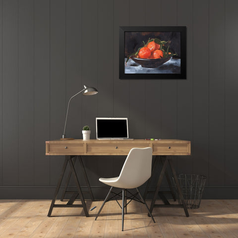 Fruit Plate II Black Modern Wood Framed Art Print by Parker, Jennifer Paxton