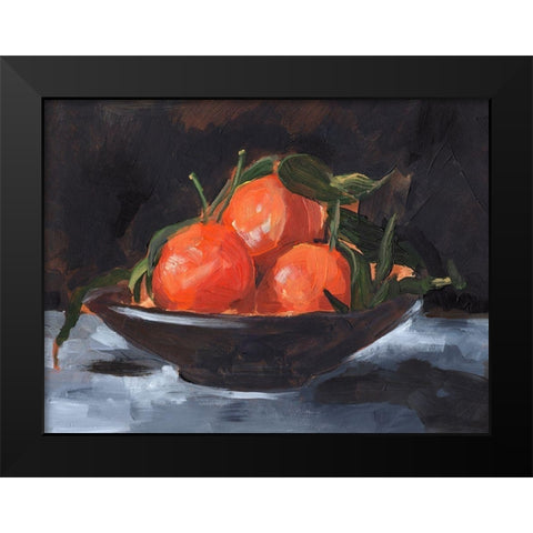 Fruit Plate II Black Modern Wood Framed Art Print by Parker, Jennifer Paxton