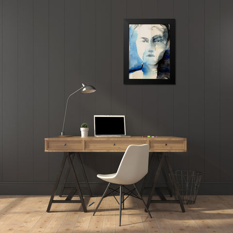 Tildas Gaze I Black Modern Wood Framed Art Print by Parker, Jennifer Paxton