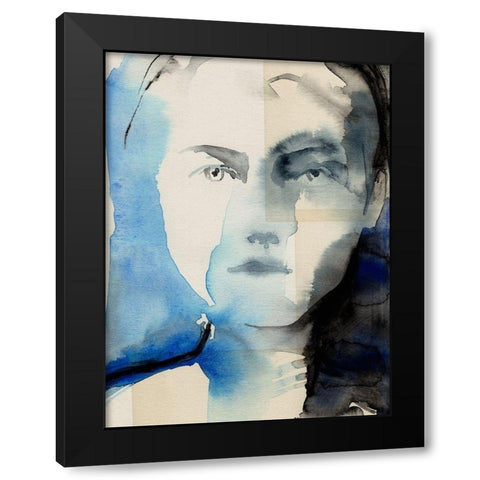 Tildas Gaze I Black Modern Wood Framed Art Print by Parker, Jennifer Paxton