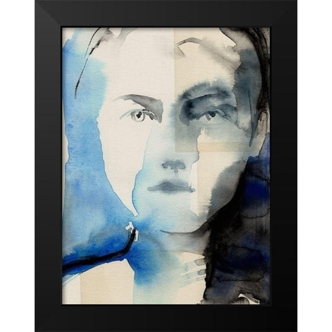 Tildas Gaze I Black Modern Wood Framed Art Print by Parker, Jennifer Paxton