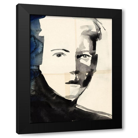 Tildas Gaze III Black Modern Wood Framed Art Print by Parker, Jennifer Paxton