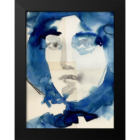Tildas Gaze IV Black Modern Wood Framed Art Print by Parker, Jennifer Paxton