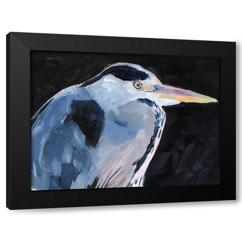 Great Heron I Black Modern Wood Framed Art Print by Parker, Jennifer Paxton