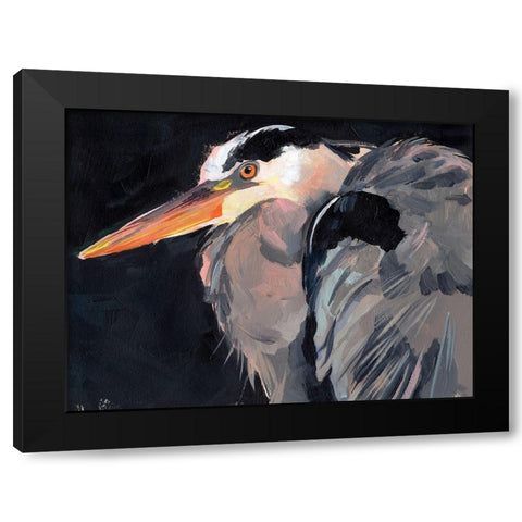 Great Heron II Black Modern Wood Framed Art Print by Parker, Jennifer Paxton
