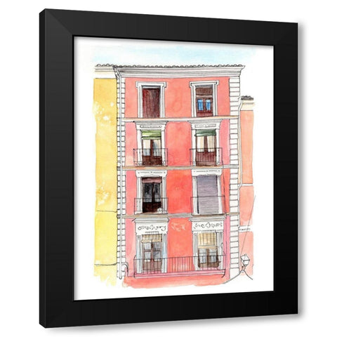 Settling In I Black Modern Wood Framed Art Print by Parker, Jennifer Paxton