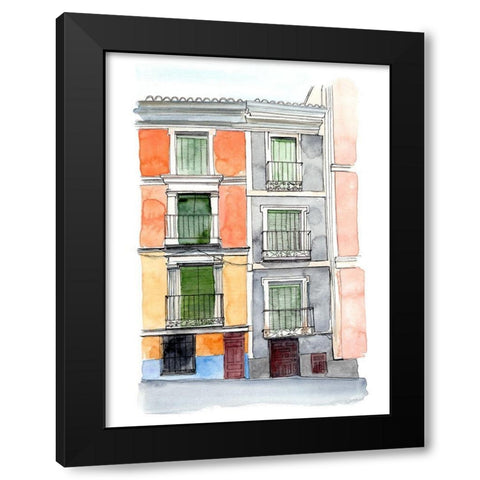Settling In II Black Modern Wood Framed Art Print by Parker, Jennifer Paxton