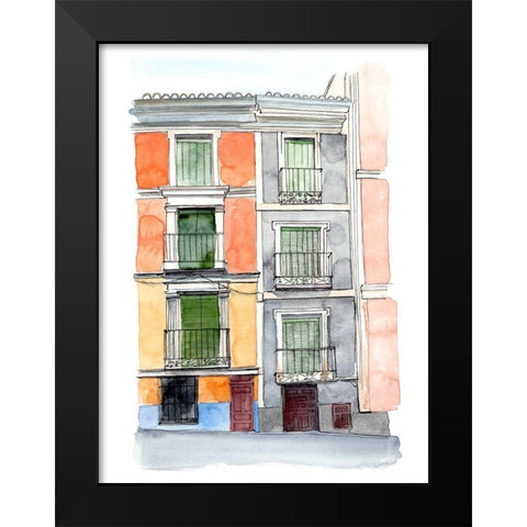 Settling In II Black Modern Wood Framed Art Print by Parker, Jennifer Paxton