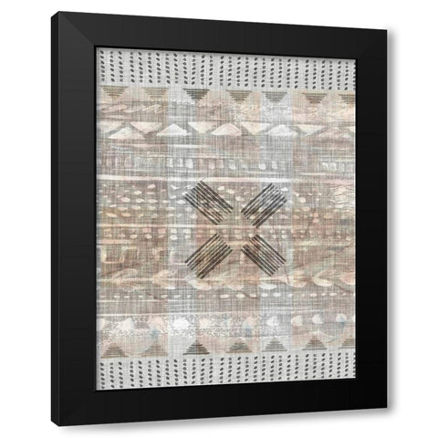 Traders Tapestry III Black Modern Wood Framed Art Print by Parker, Jennifer Paxton