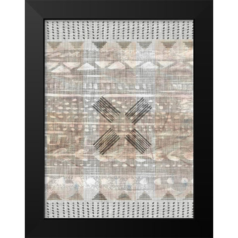 Traders Tapestry III Black Modern Wood Framed Art Print by Parker, Jennifer Paxton