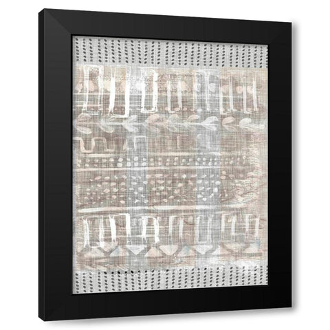 Traders Tapestry IV Black Modern Wood Framed Art Print by Parker, Jennifer Paxton