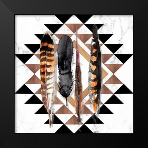 Santa Fe Skulls I Black Modern Wood Framed Art Print by Parker, Jennifer Paxton