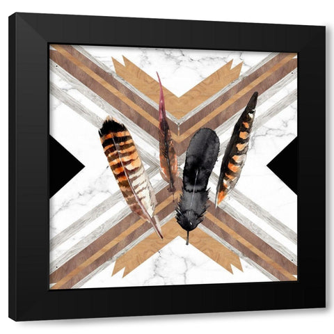 Santa Fe Skulls IV Black Modern Wood Framed Art Print by Parker, Jennifer Paxton