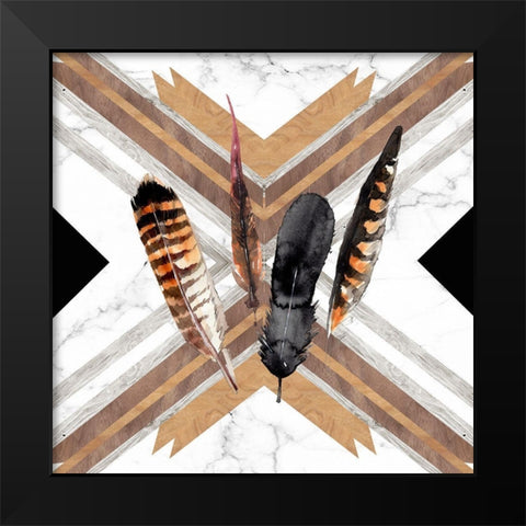 Santa Fe Skulls IV Black Modern Wood Framed Art Print by Parker, Jennifer Paxton