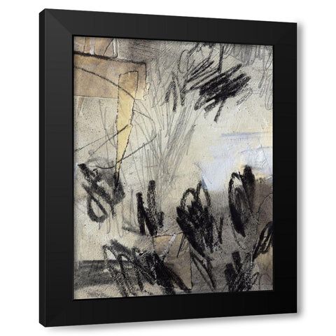 Masked Notes IV Black Modern Wood Framed Art Print by Parker, Jennifer Paxton