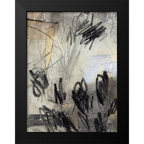 Masked Notes IV Black Modern Wood Framed Art Print by Parker, Jennifer Paxton