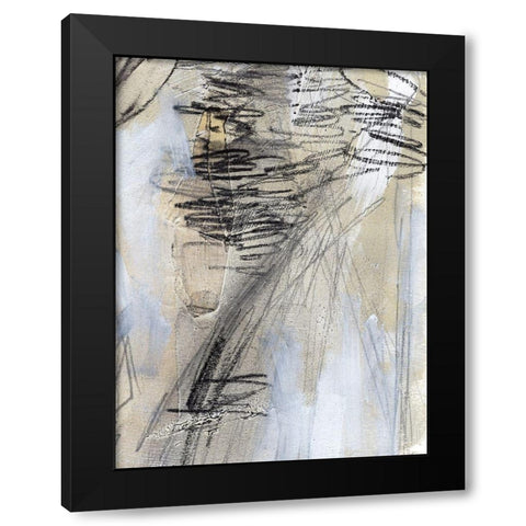 Masked Notes V Black Modern Wood Framed Art Print by Parker, Jennifer Paxton