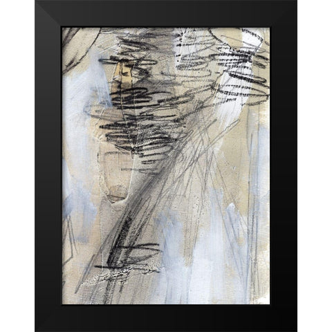 Masked Notes V Black Modern Wood Framed Art Print by Parker, Jennifer Paxton