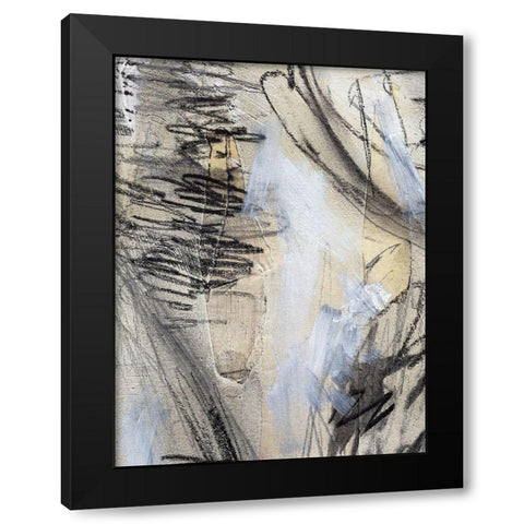 Masked Notes VI Black Modern Wood Framed Art Print by Parker, Jennifer Paxton