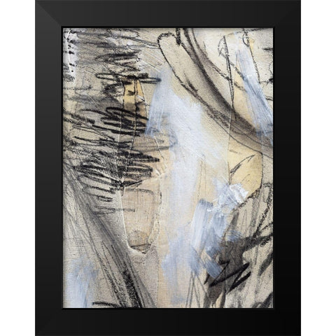 Masked Notes VI Black Modern Wood Framed Art Print by Parker, Jennifer Paxton