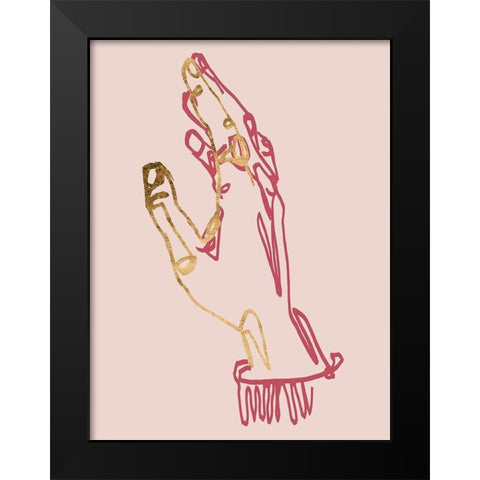 Handy Man I Black Modern Wood Framed Art Print by Parker, Jennifer Paxton