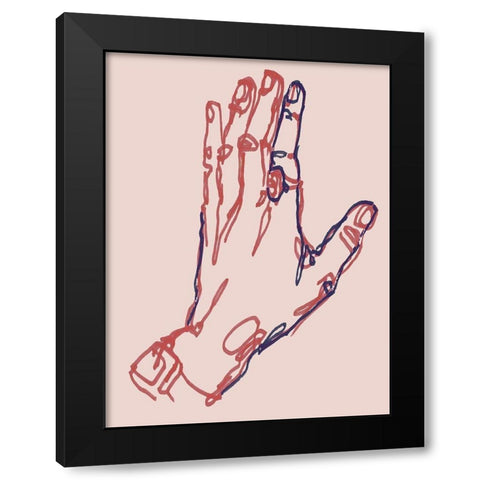 Handy Man II Black Modern Wood Framed Art Print by Parker, Jennifer Paxton
