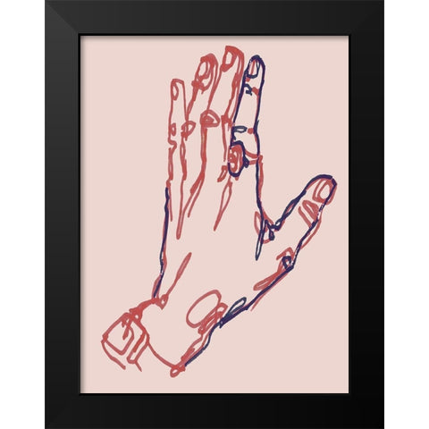Handy Man II Black Modern Wood Framed Art Print by Parker, Jennifer Paxton