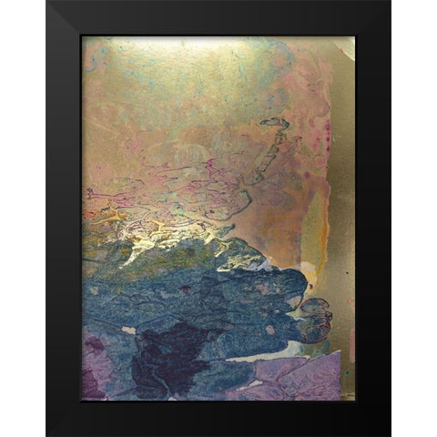 Monets Landscape I Black Modern Wood Framed Art Print by Combs, Joyce