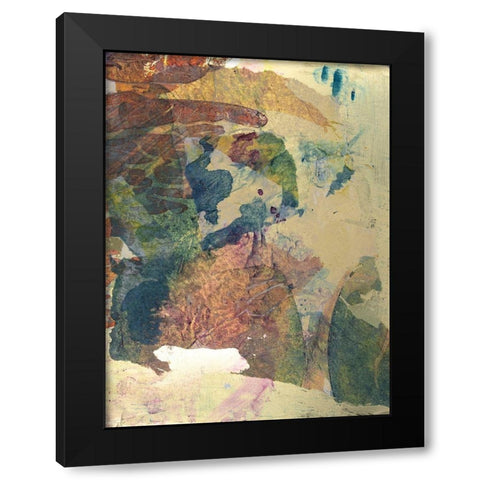 Monets Landscape II Black Modern Wood Framed Art Print with Double Matting by Combs, Joyce