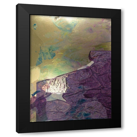 Monets Landscape IV Black Modern Wood Framed Art Print with Double Matting by Combs, Joyce