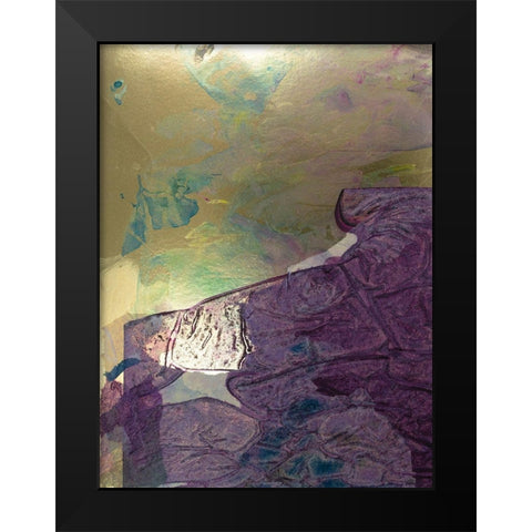 Monets Landscape IV Black Modern Wood Framed Art Print by Combs, Joyce