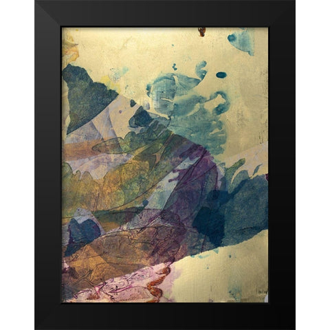 Monets Landscape VI Black Modern Wood Framed Art Print by Combs, Joyce