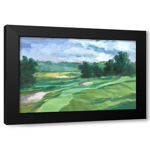 Golf Course Study IV Black Modern Wood Framed Art Print by Harper, Ethan