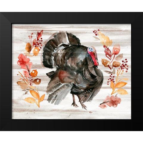Grateful Thanksgiving II Black Modern Wood Framed Art Print by Parker, Jennifer Paxton