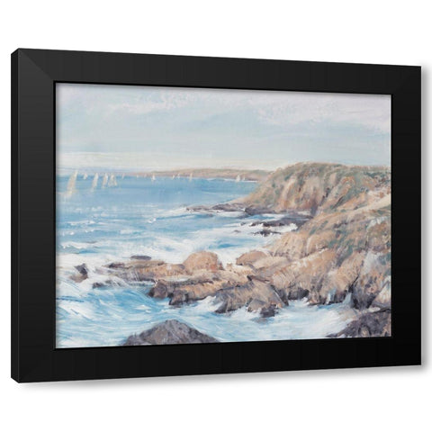 Sound of the Sea II Black Modern Wood Framed Art Print with Double Matting by OToole, Tim