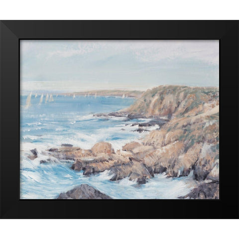 Sound of the Sea II Black Modern Wood Framed Art Print by OToole, Tim