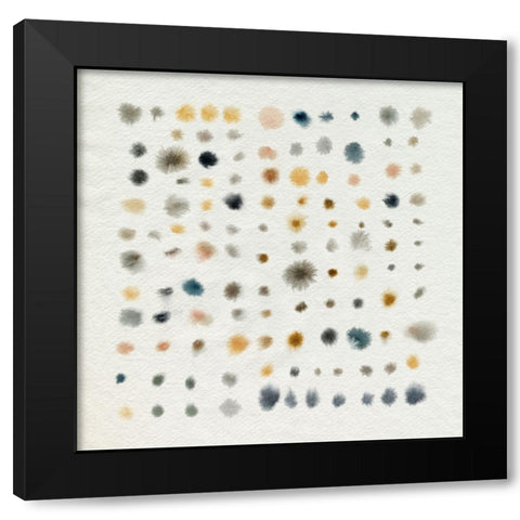 Spice Spills II Black Modern Wood Framed Art Print with Double Matting by Popp, Grace
