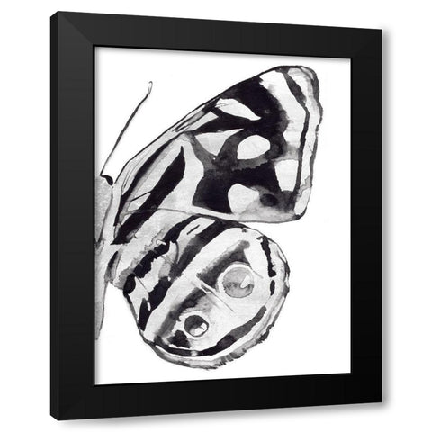 Monochrome Wings IV Black Modern Wood Framed Art Print by Warren, Annie