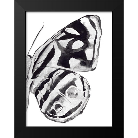 Monochrome Wings IV Black Modern Wood Framed Art Print by Warren, Annie