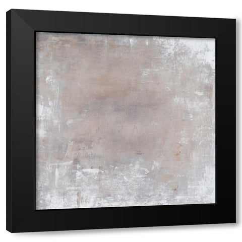 Subtle Texture I Black Modern Wood Framed Art Print with Double Matting by OToole, Tim