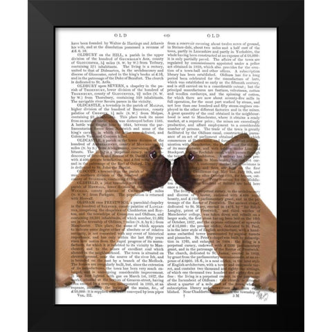 French Kiss Close Up Black Modern Wood Framed Art Print by Fab Funky