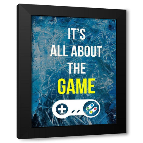 Gamer at Play IV Black Modern Wood Framed Art Print by Warren, Annie