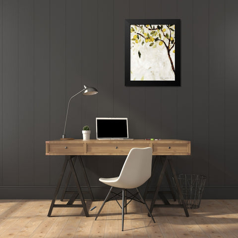 Meyer Lemon Tree Black Modern Wood Framed Art Print by Maas, Jodi