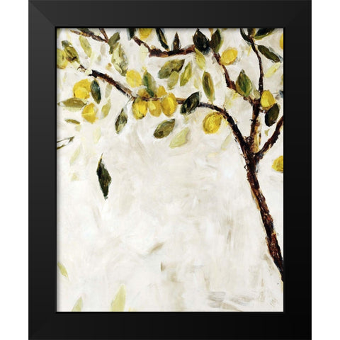 Meyer Lemon Tree Black Modern Wood Framed Art Print by Maas, Jodi
