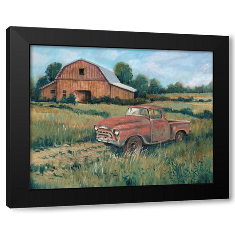 Rusting Away I Black Modern Wood Framed Art Print with Double Matting by OToole, Tim