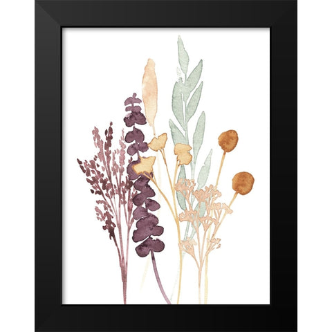 Gathered Bouquet I Black Modern Wood Framed Art Print by Warren, Annie