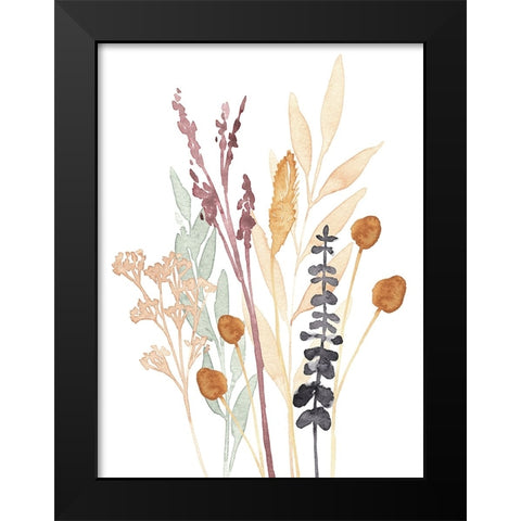 Gathered Bouquet II Black Modern Wood Framed Art Print by Warren, Annie