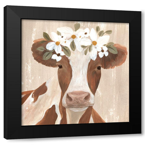 Sweet Caroline II Black Modern Wood Framed Art Print with Double Matting by Warren, Annie